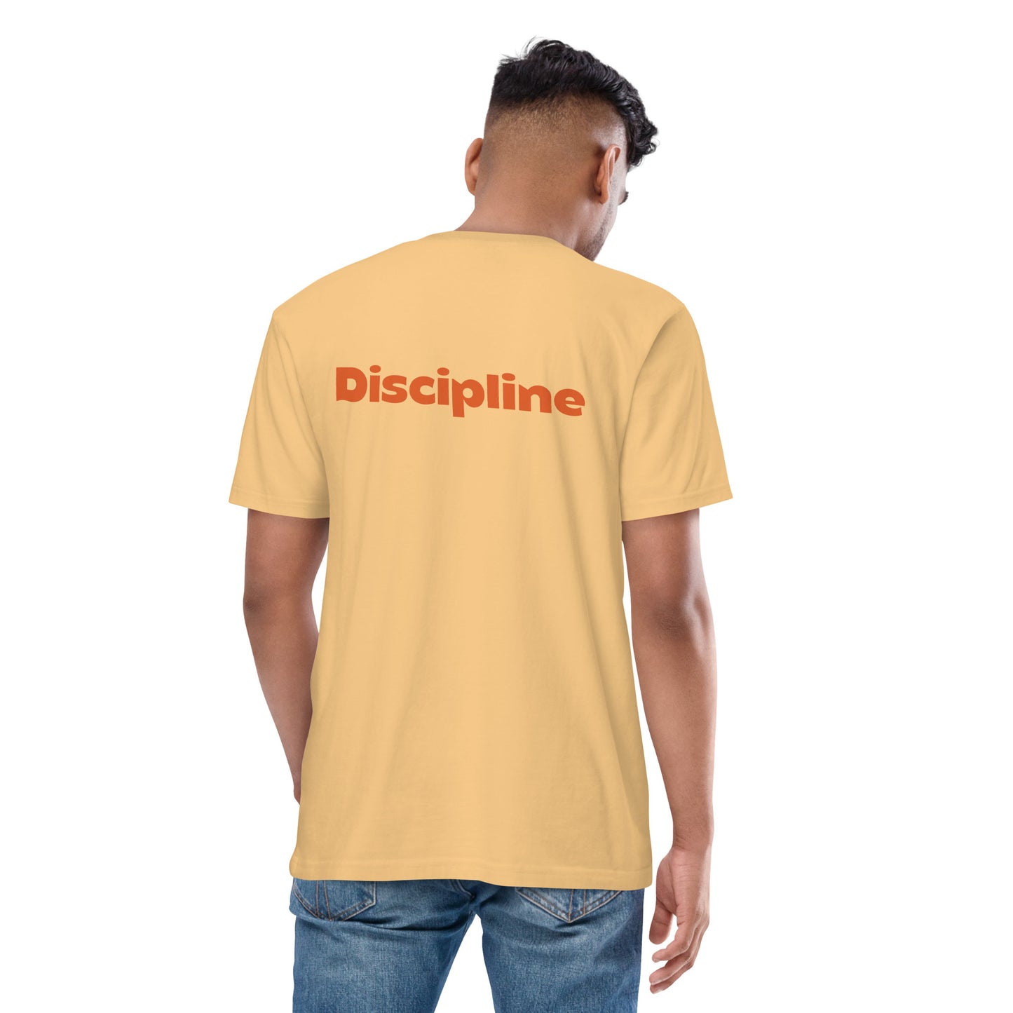 Discipline Bear Premium - Embroidered Bear - premium heavyweight tee