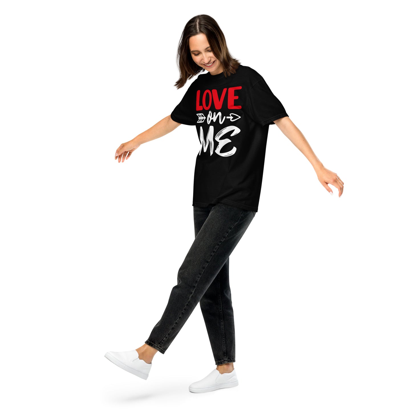 Love On Me - Unisex garment-dyed heavyweight t-shirt