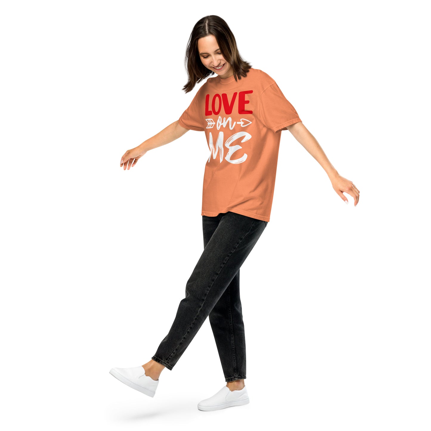 Love On Me - Unisex garment-dyed heavyweight t-shirt