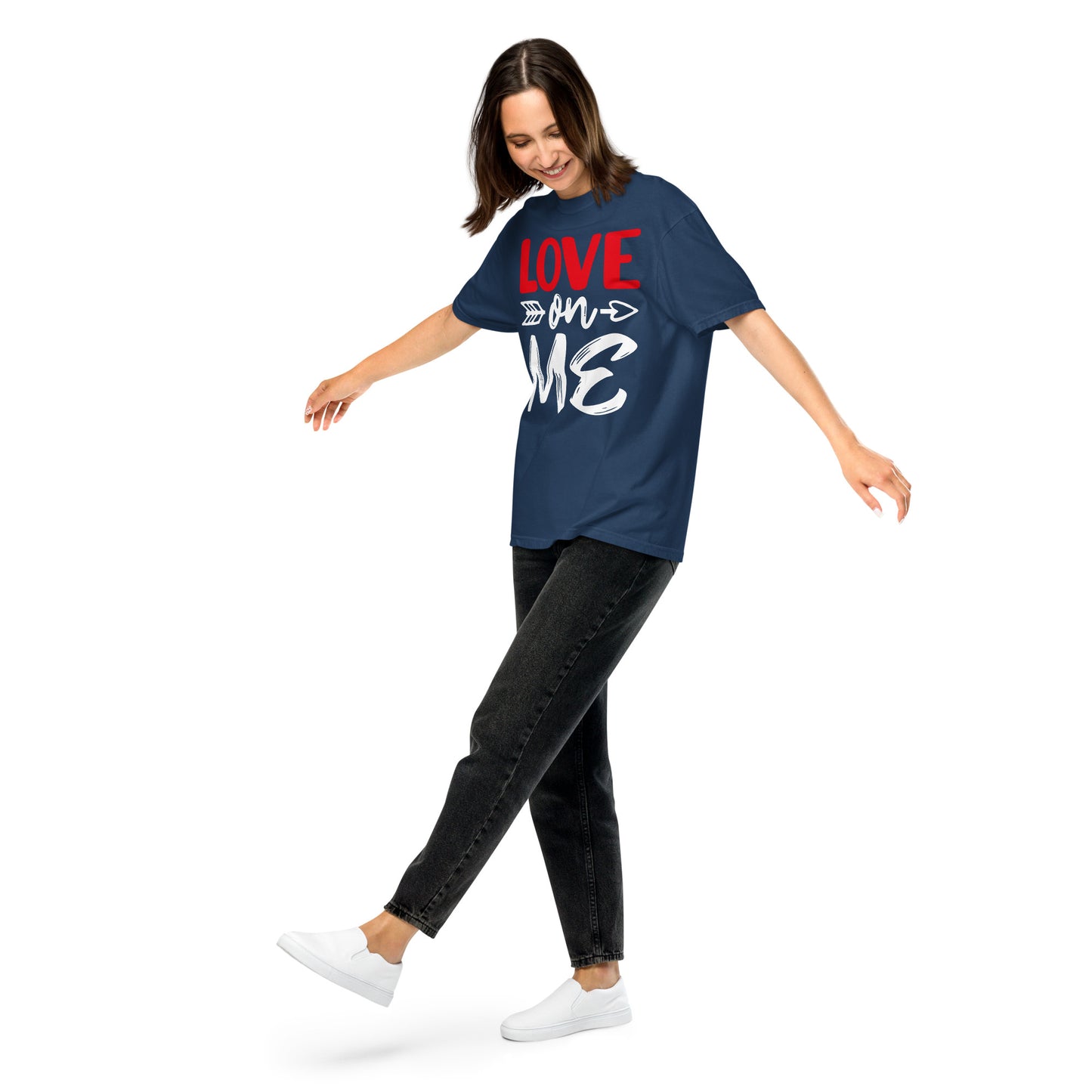 Love On Me - Unisex garment-dyed heavyweight t-shirt