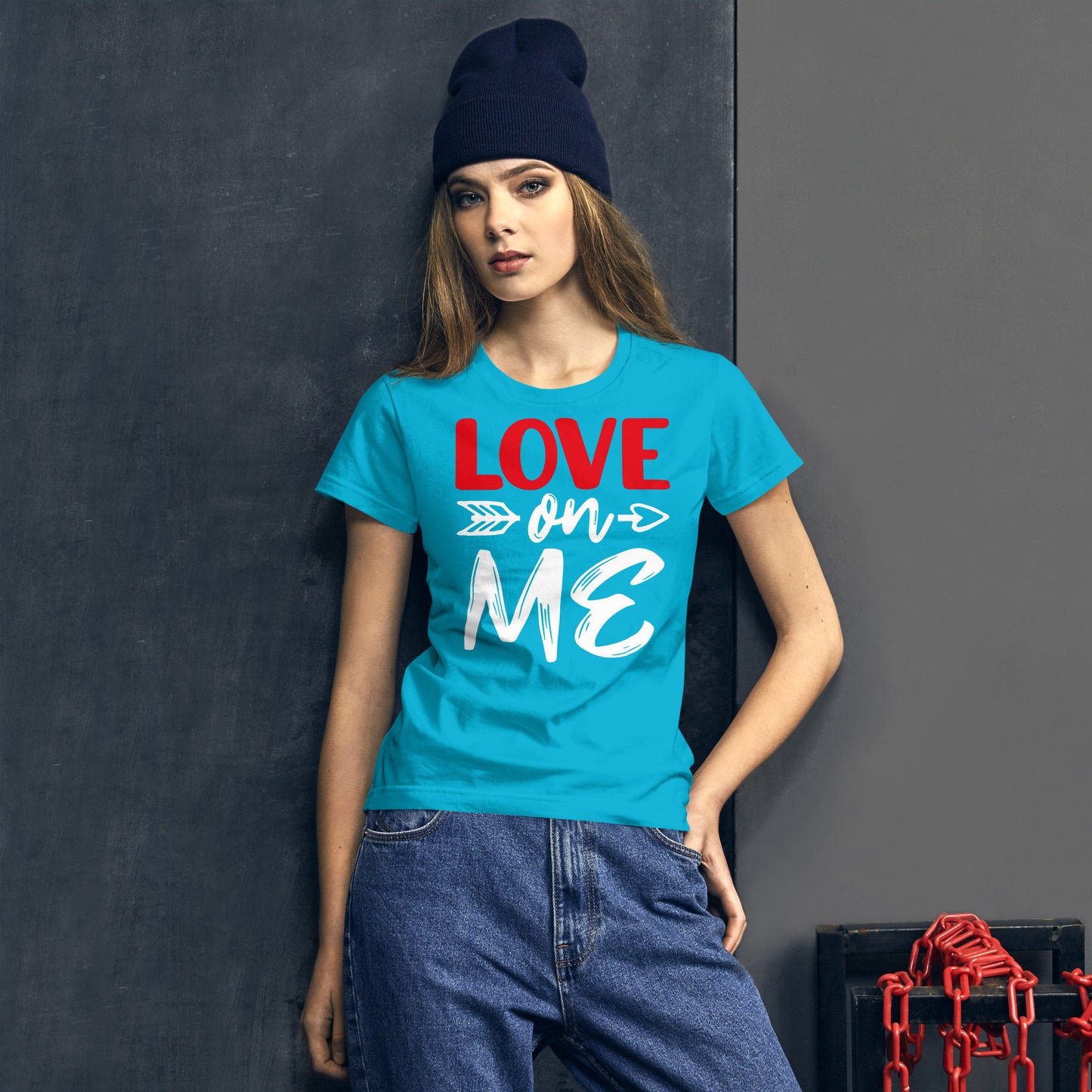 Love On Me - Women's short sleeve t-shirt