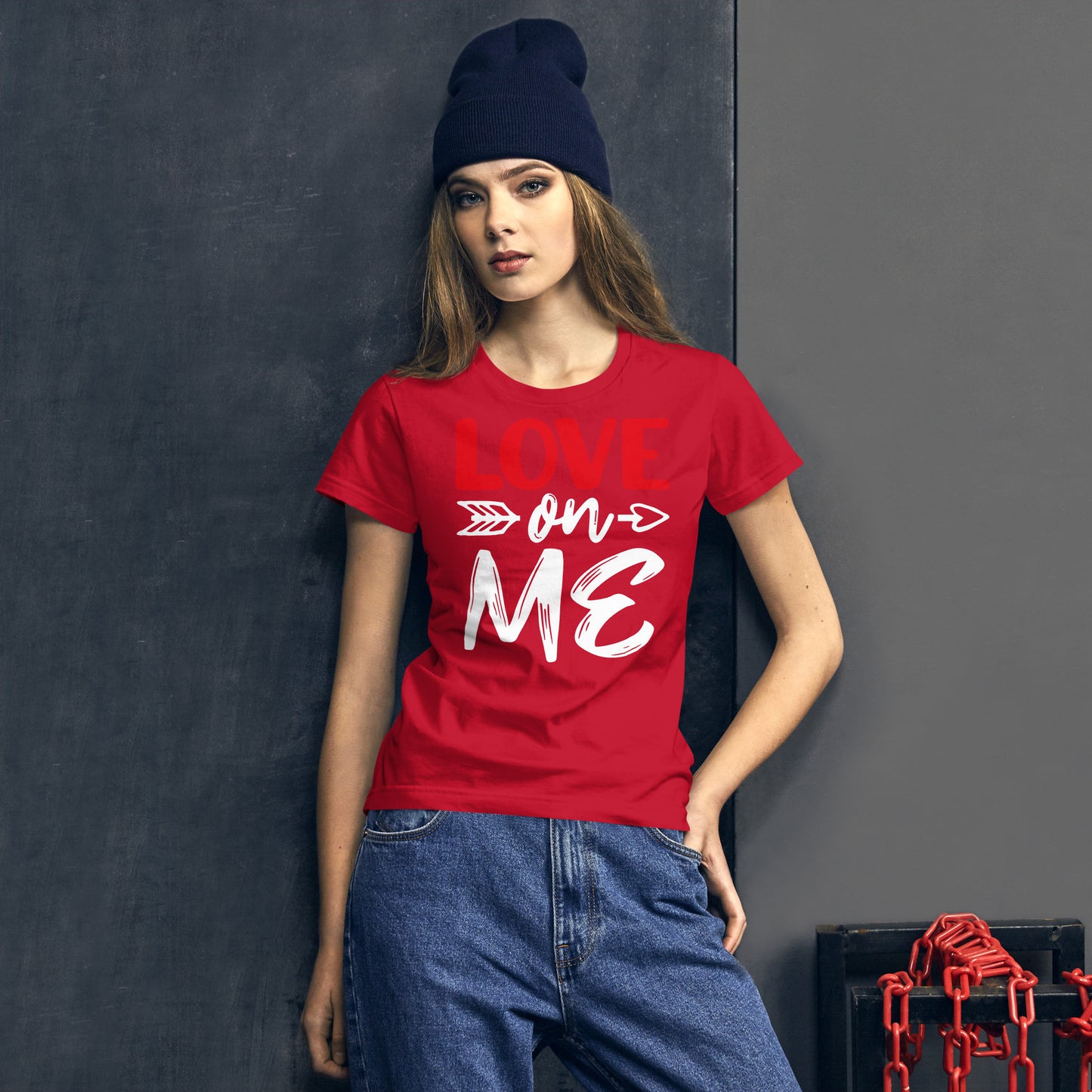 Love On Me - Women's short sleeve t-shirt